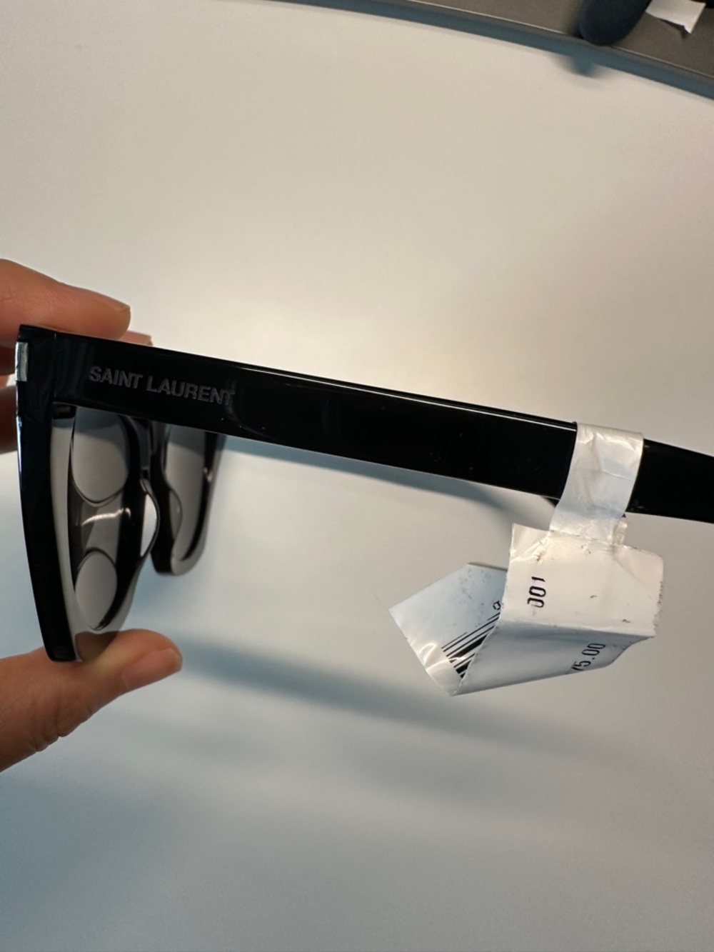 NEW Saint Laurent Kate Sunglasses in Black - Picture 9 of 10